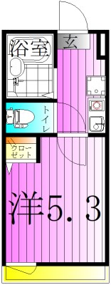 アーバングレイス五反野Ⅰ 間取り図