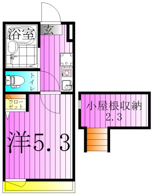 アーバングレイス五反野Ⅰ 間取り図