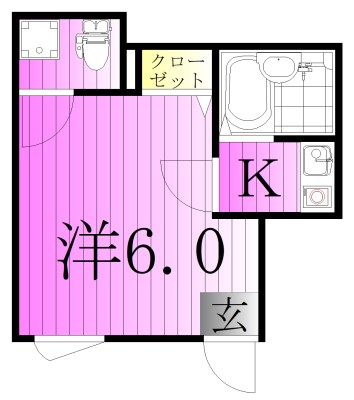 アーバングレイス五反野Ⅱ 間取り図
