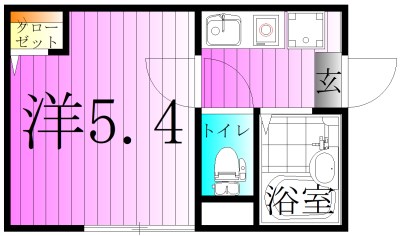 アーバングレイス五反野Ⅰ 間取り図