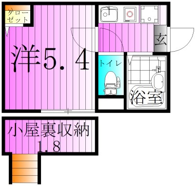 アーバングレイス五反野Ⅰ 間取り図