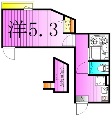 アーバングレイス五反野Ⅰ 間取り図