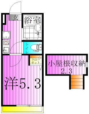 アーバングレイス五反野Ⅰ 間取り図