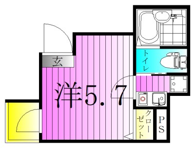 アーバングレイス五反野Ⅱ 間取り図