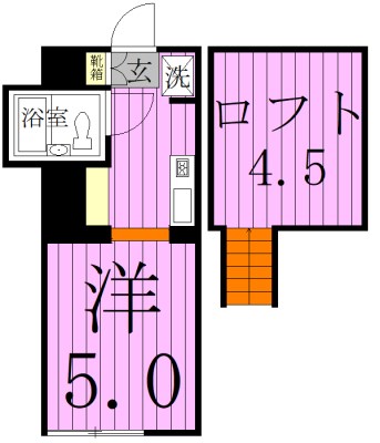 ジュネパレス松戸第73 203号室 間取り