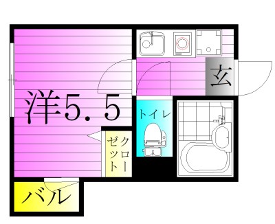 アーバングレイス五反野Ⅱ 間取り図