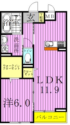 エトワールC 間取り図