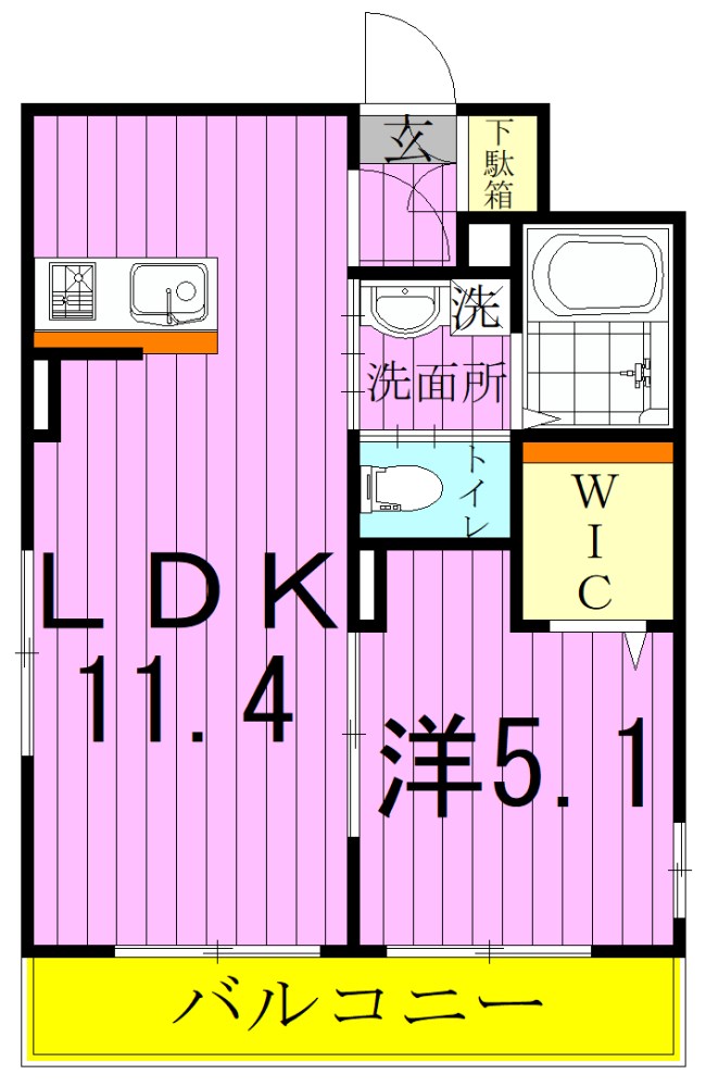 カーサフェリス 間取り図