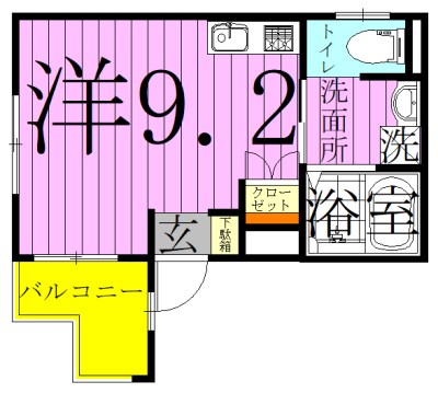 エクレーレ舜プリモ 間取り図