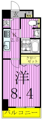 レインボーヒルズ 間取り図