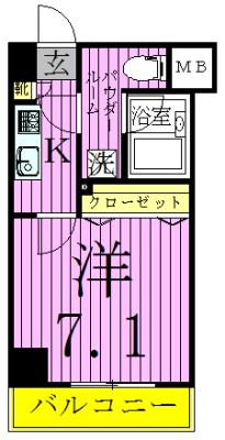 プレスタイル千寿 間取り図