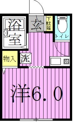 メルヴェイユ（西新井） 間取り図