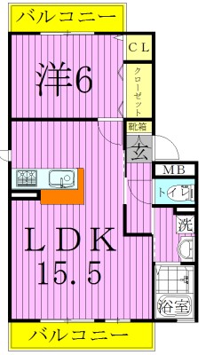 Ｍ　Ｈｏｕｓｅ　Ⅱ 間取り図