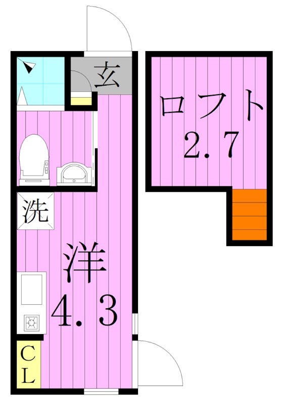 ビジュー千住大橋レジデンス 間取り図