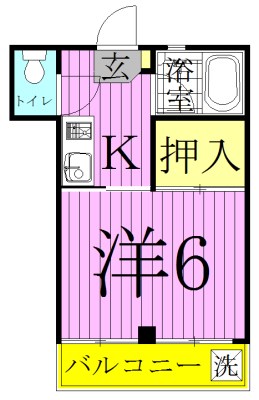 ランドフォレスト北千住 間取り図