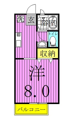 ソレイユＭＴ 103号室 間取り