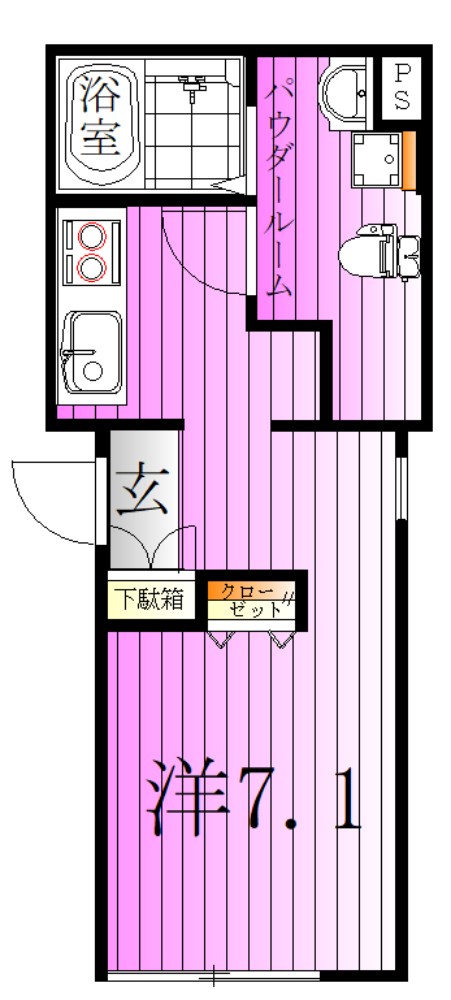 レピュア北千住レジデンス 間取り図
