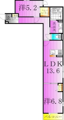 メゾンアーク西新井 間取り図