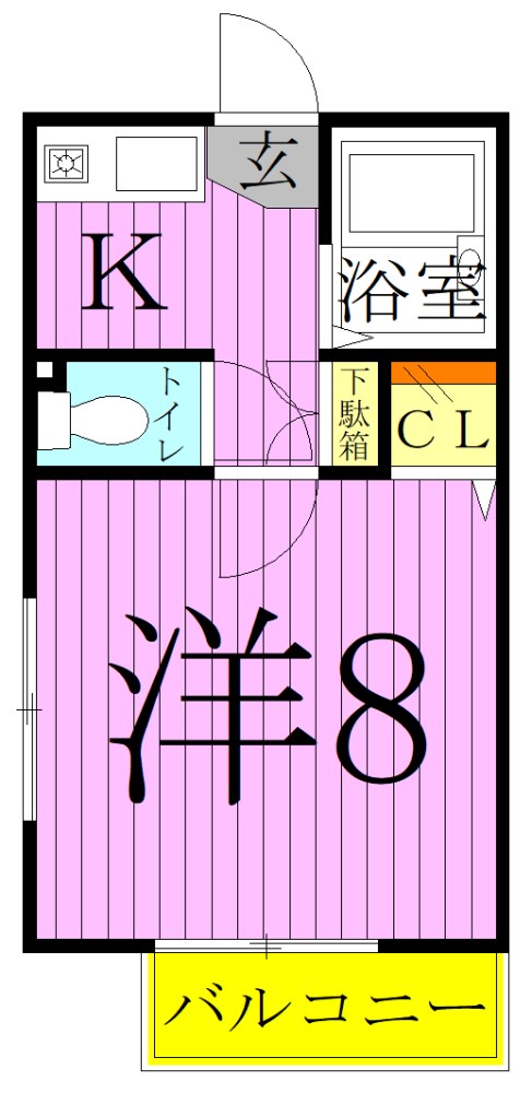 プランドール１ 間取り図