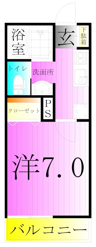 クリスタル綾瀬 間取り