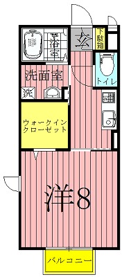 ストラールＡ 201号室 間取り