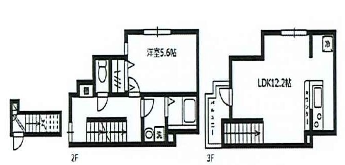 カーサ　ミーア町屋 間取り図