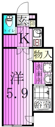 レベアス北千住 間取り図