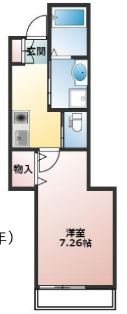 ラフレーズ西新井 間取り図
