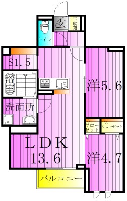 （仮称）足立区六町２丁目PJⅡ 間取り図