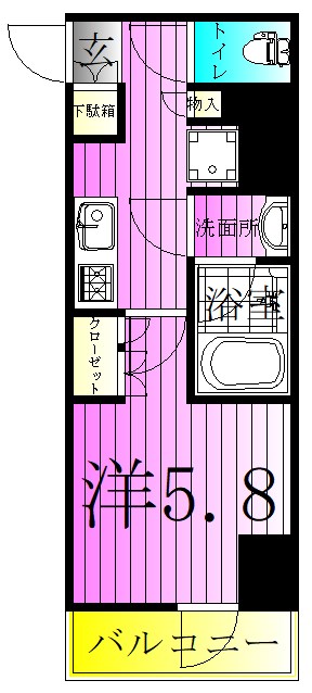 DIPS亀有駅前 間取り図