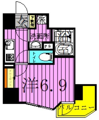 HY&amp;lsquo;s梅島Confort 間取り図