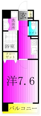 Vesta（ウェスタ） 101号室 間取り