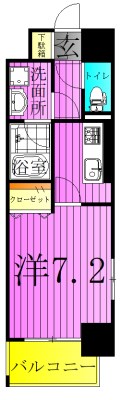 アグレアーブル　エモア 間取り図
