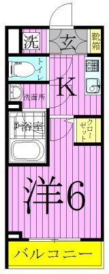 ライジングプレイス綾瀬 間取り図