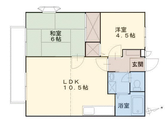 グラウハウゼ 20３号室 間取り