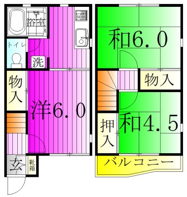 カーサ・オンダ 006号室 間取り