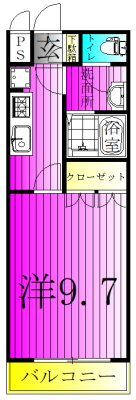 Win Arrow　～ウィン　アロー～ 201号室 間取り