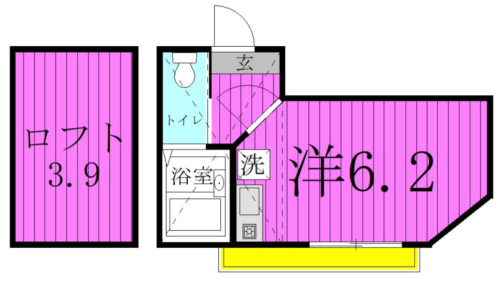 パシャ北千住 間取り図