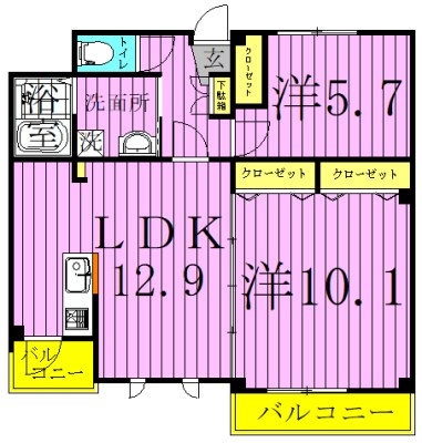 アーバンライゼ 間取り図