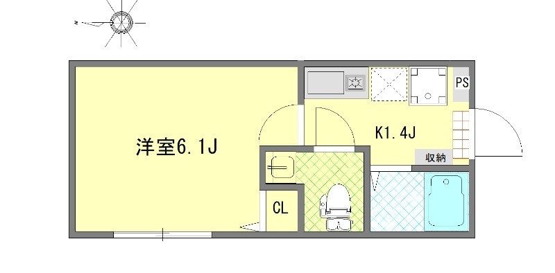 GLENODAI(グレンオダイ) 間取り図