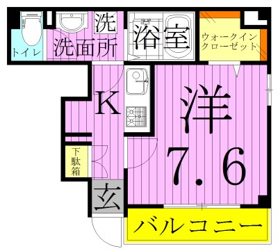 フォンテーヌ 間取り図
