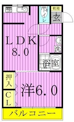ワコーレ千住Ａ棟 間取り図