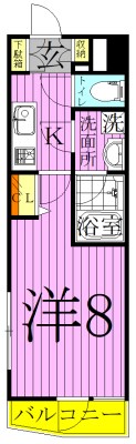 アルテカーサプレスト北千住 間取り図
