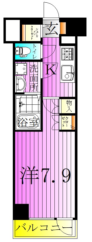 クレヴィスタ綾瀬Ⅱ 間取り図