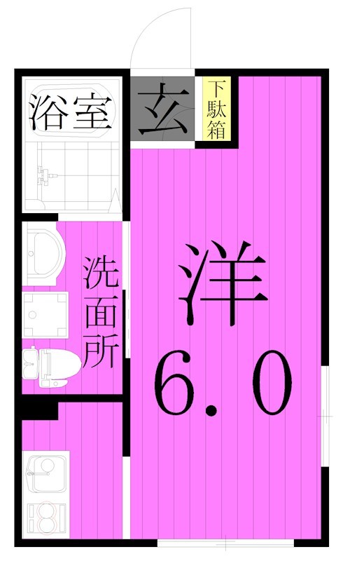 Agerate竹ノ塚 間取り図