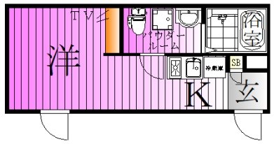 マハロテラス南花畑 間取り図