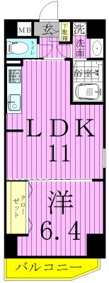 シェロ・ガーデン 間取り図