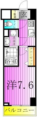 スアヴィス谷在家 間取り図