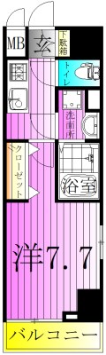 スアヴィス谷在家 間取り図