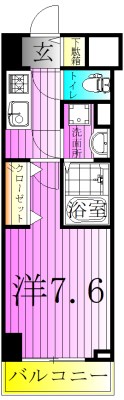 スアヴィス谷在家 間取り図